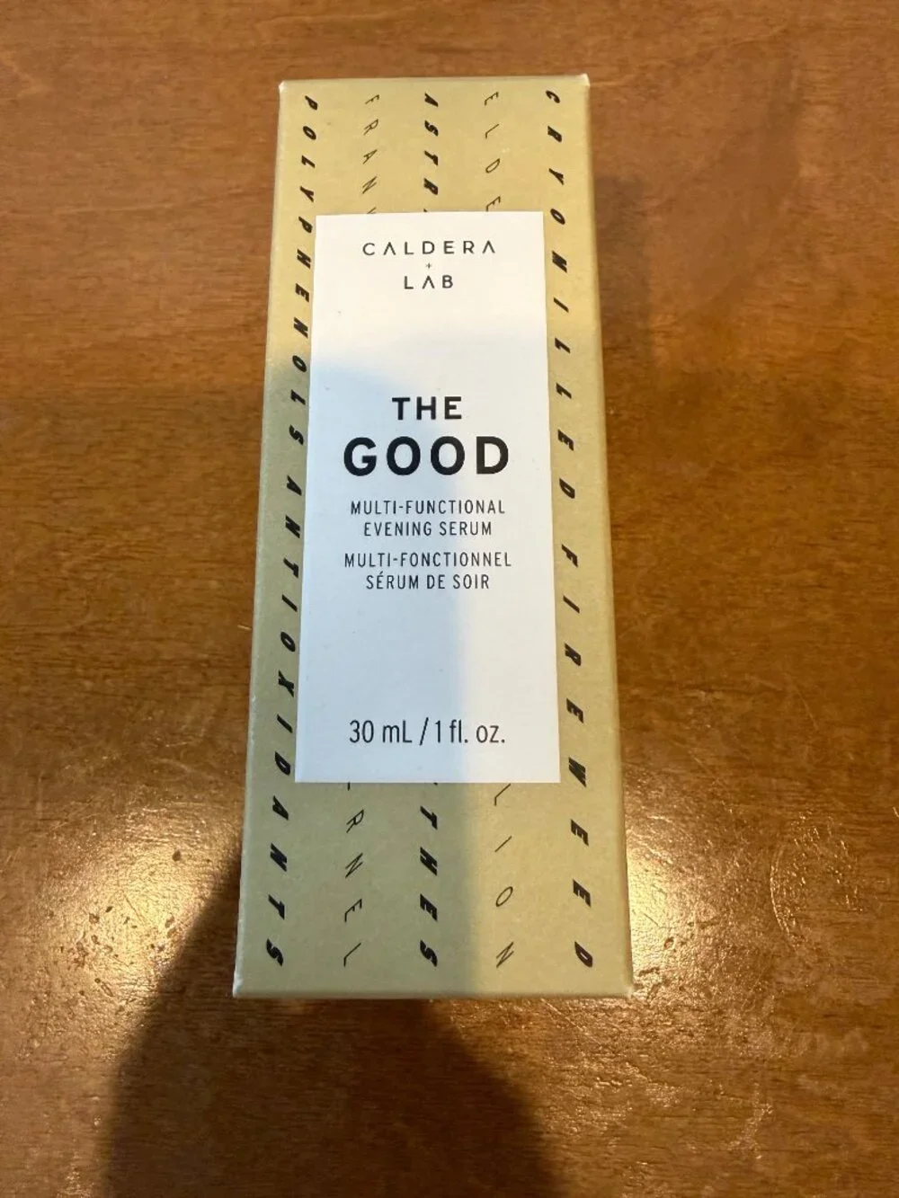 NIB Caldera + Lab The Good Evening Mens Multi-Functional Serum 30ML Retail $110